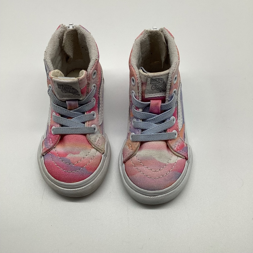 Colorful Kids High-Top Sneakers